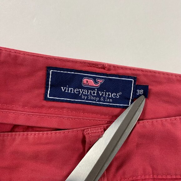 Vineyared Vines Island Shorts Mens 38 Hombre Dip Dyed Two Tones Pink Gradient - Picture 10 of 15